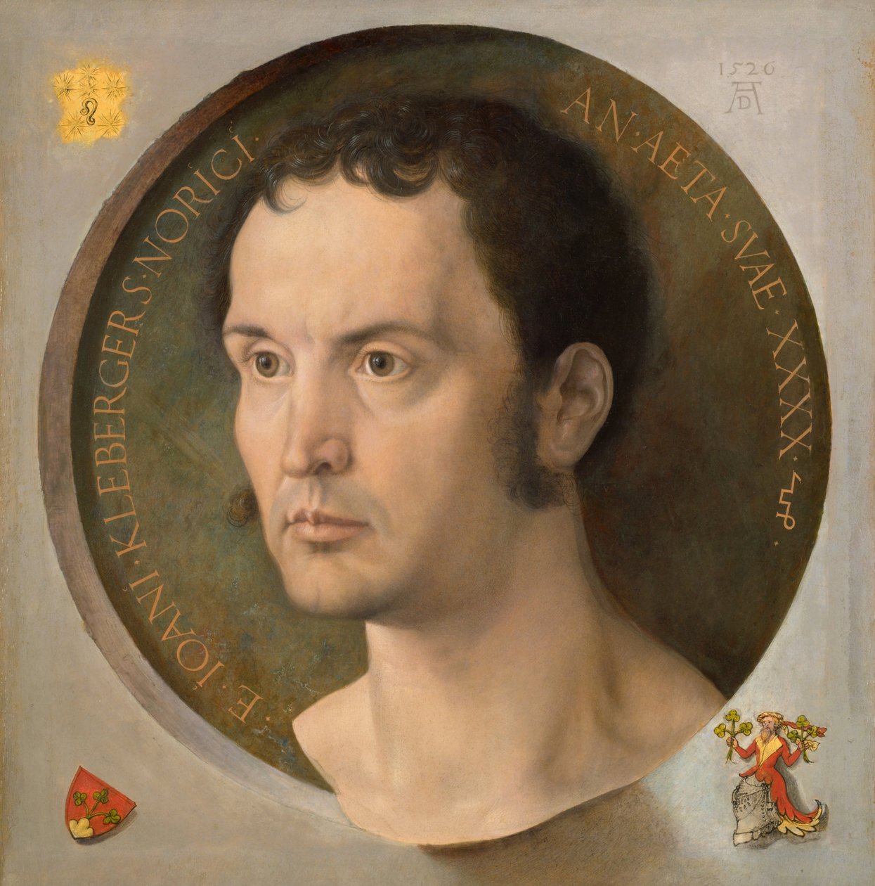 Portrait of Johann Kleeberger by Albrecht Dürer
