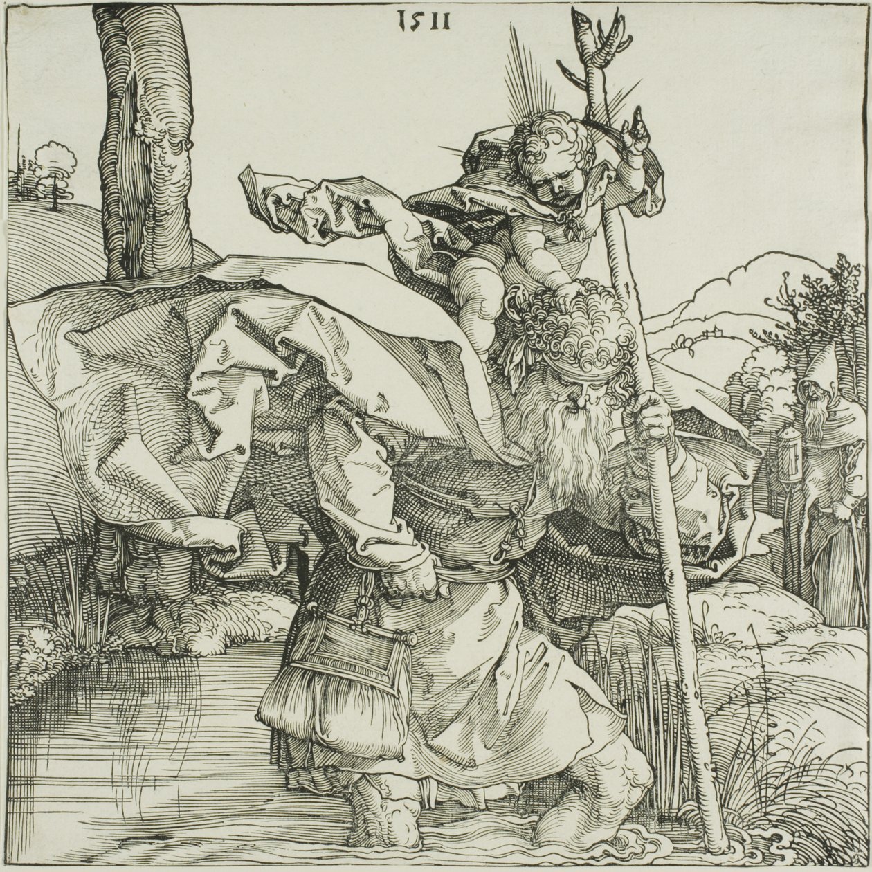 Saint Christopher by Albrecht Dürer
