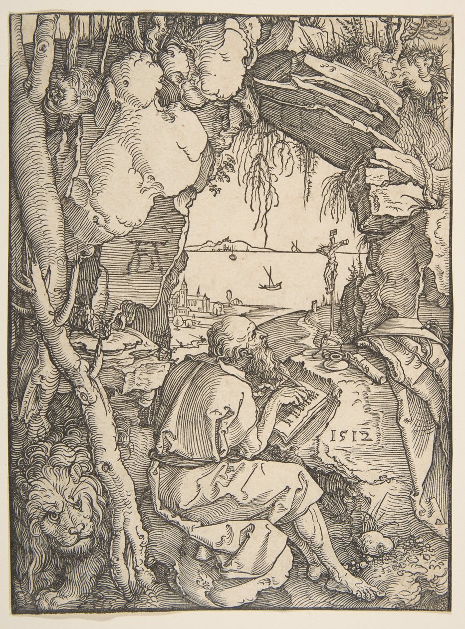 Saint Jerome in a Cave (1512) by Albrecht Dürer