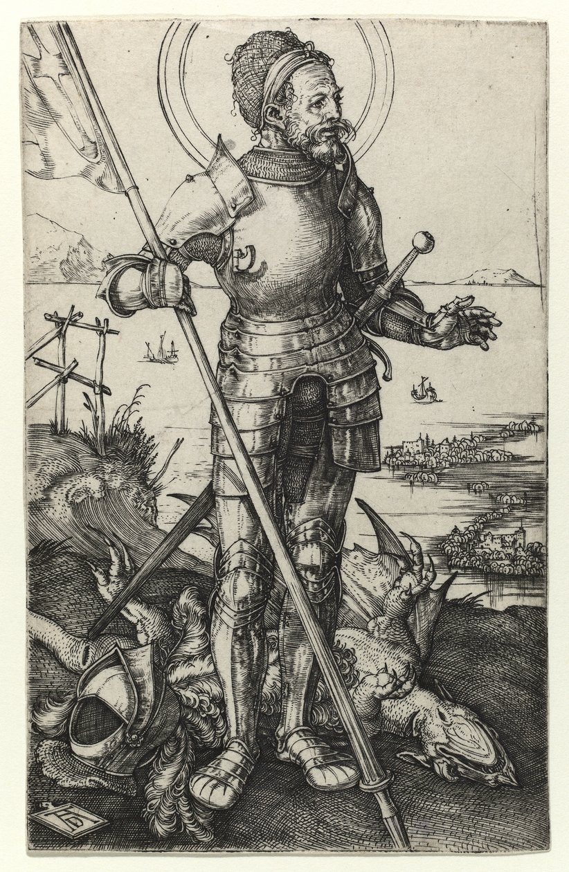 St George Standing by Albrecht Dürer