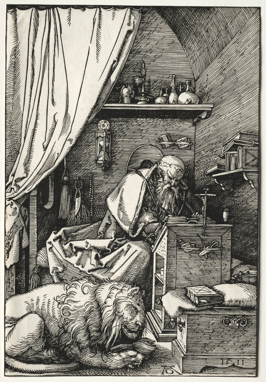 St. Jerome in His Cell by Albrecht Dürer