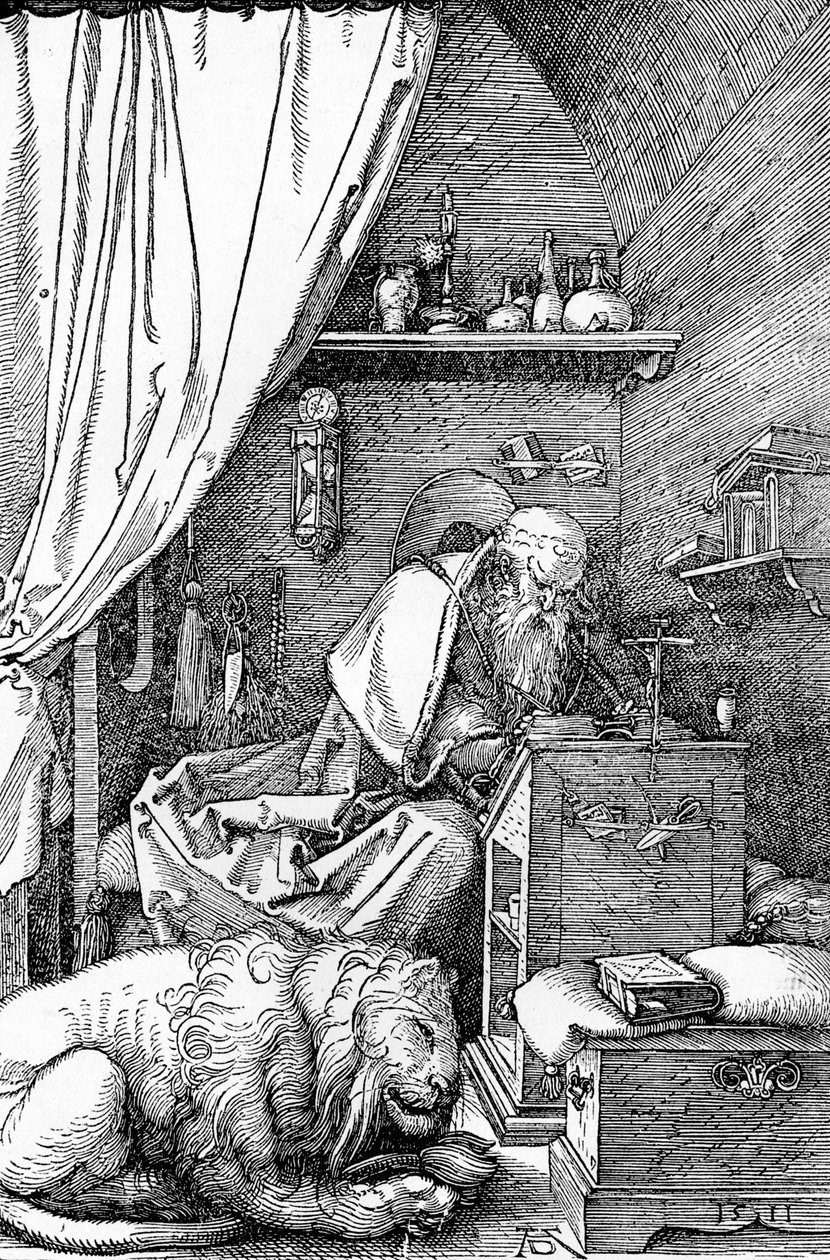 St. Jerome in His Cell by Albrecht Dürer