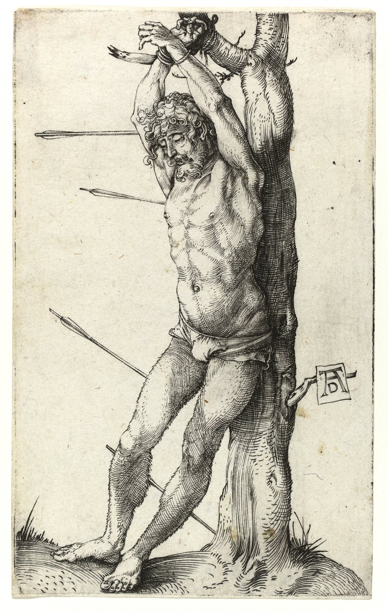 St. Sebastian Tied to the Tree by Albrecht Dürer