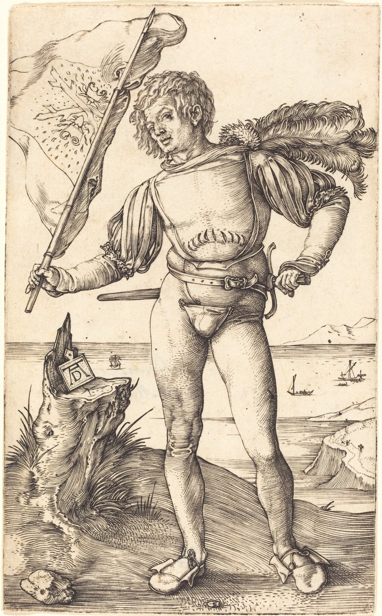 Standard Bearer by Albrecht Dürer