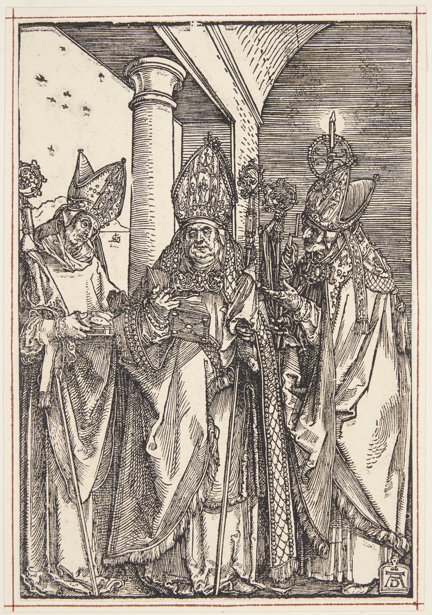 Sts. Nicholaus, Ulrich and Erasmus by Albrecht Dürer