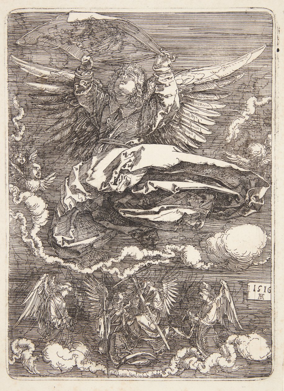 Sudarium Spread Out by an Angel by Albrecht Dürer