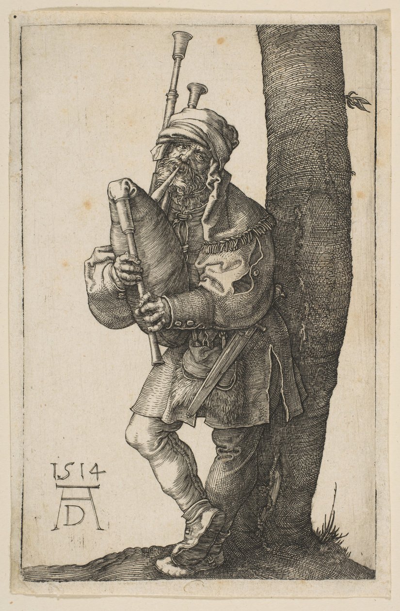 The Bagpiper by Albrecht Dürer