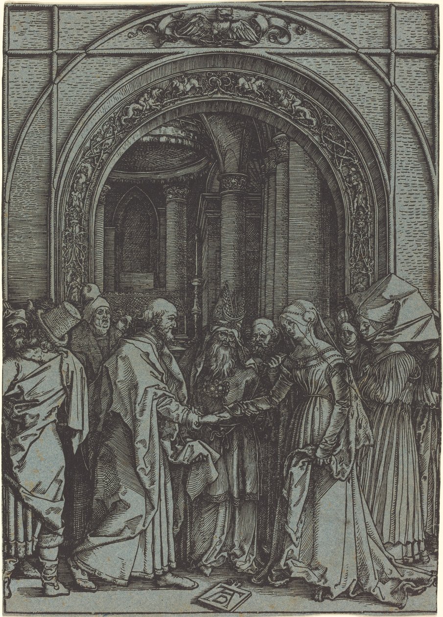 The Betrothal of the Virgin by Albrecht Dürer