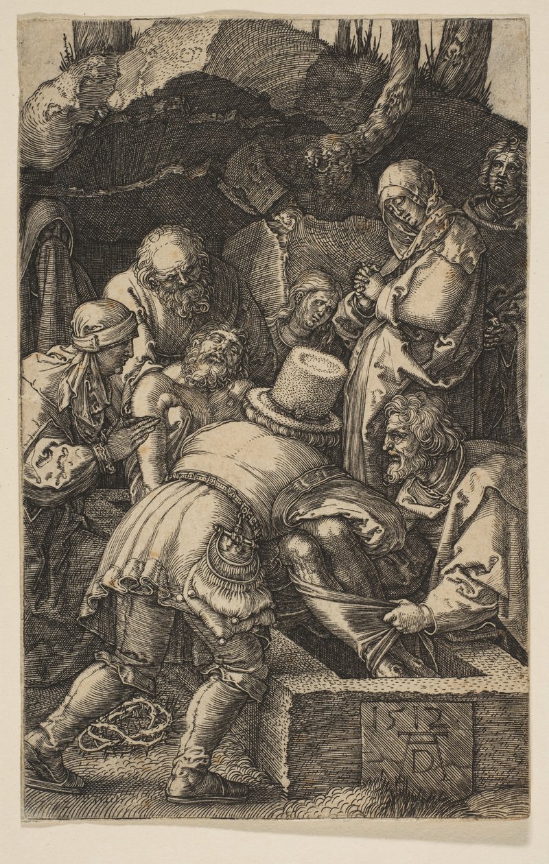 The Entombment, from The Passion by Albrecht Dürer