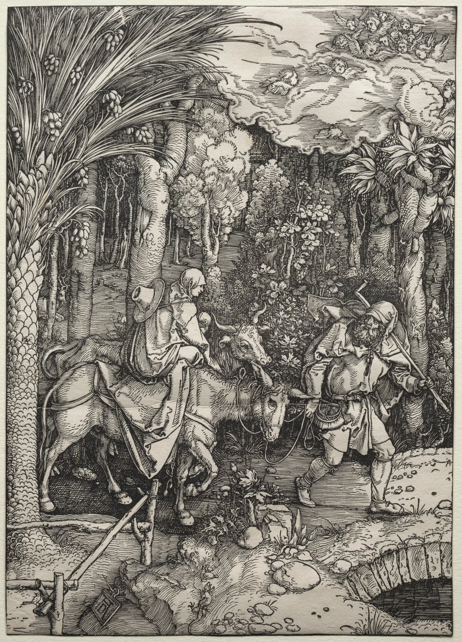 The Flight into Egypt by Albrecht Dürer