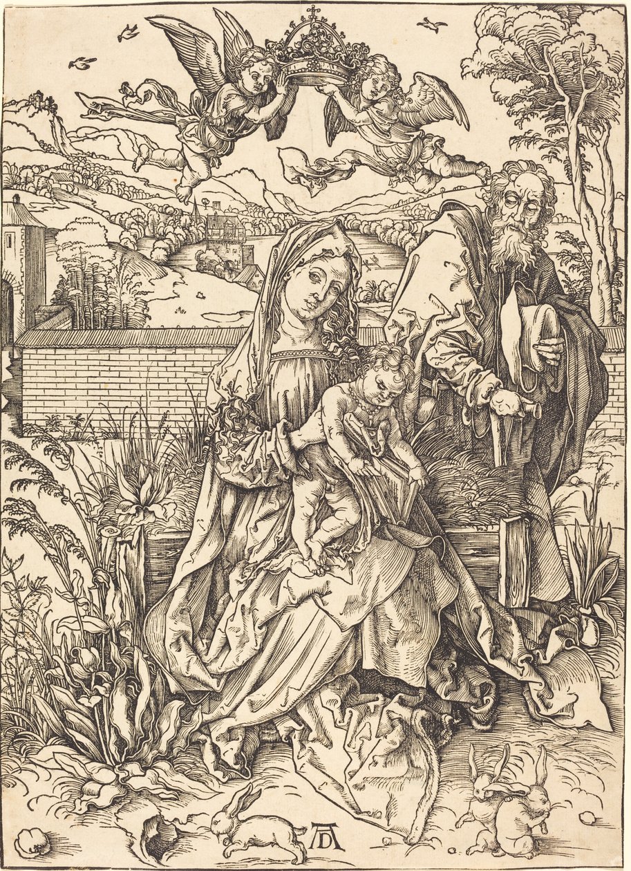 The Holy Family with the Three Hares by Albrecht Dürer