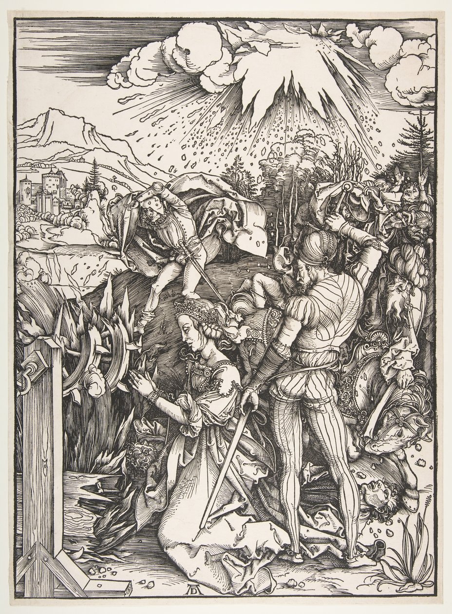 The Martyrdom of Saint Catherine of Alexandria by Albrecht Dürer