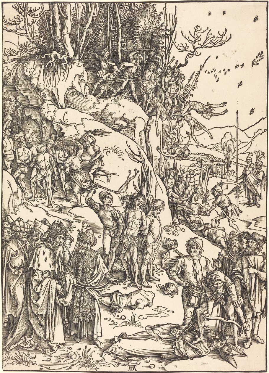 The Martyrdom of the Ten Thousand by Albrecht Dürer