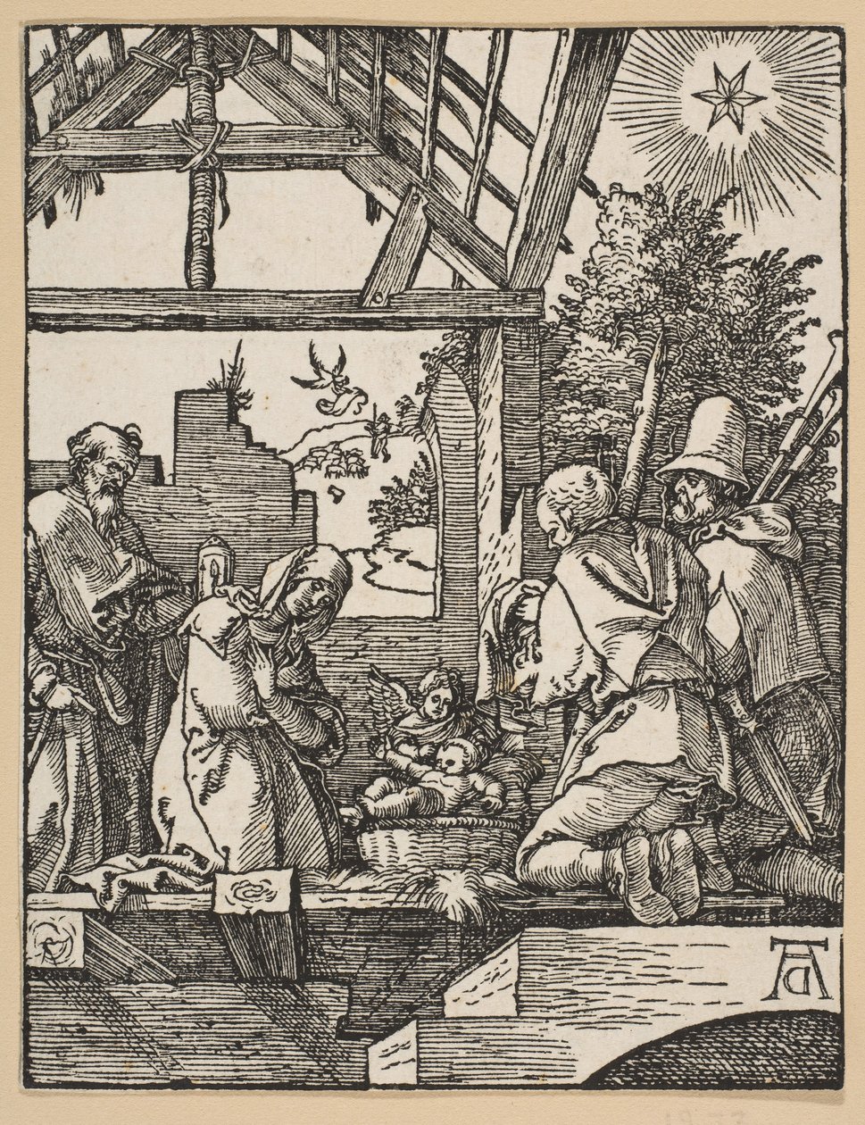 The Nativity, from The Little Passion by Albrecht Dürer