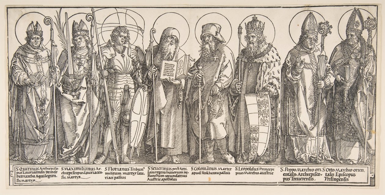 The Patron Saints of Austria by Albrecht Dürer