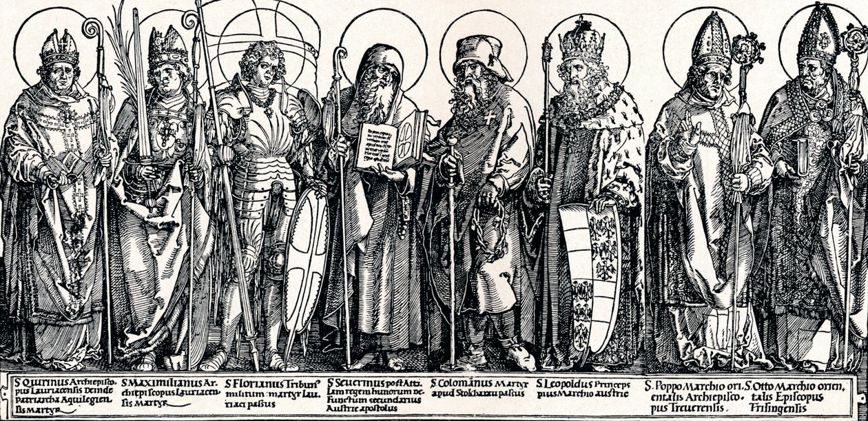 The Patron Saints of Austria by Albrecht Dürer