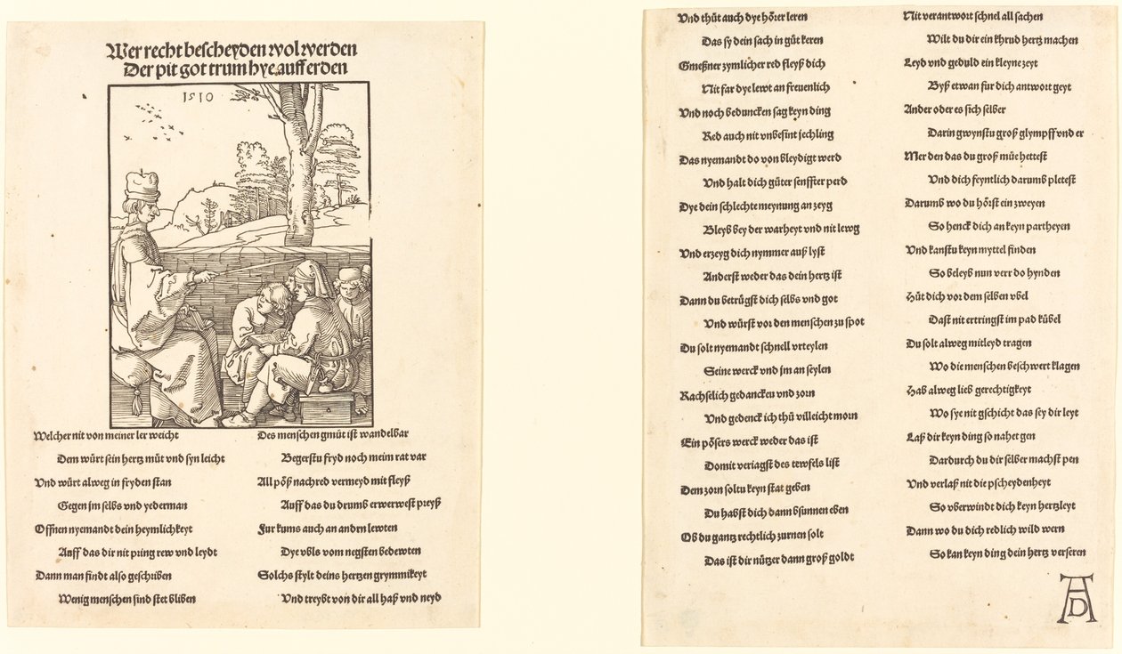 The School Teacher by Albrecht Dürer
