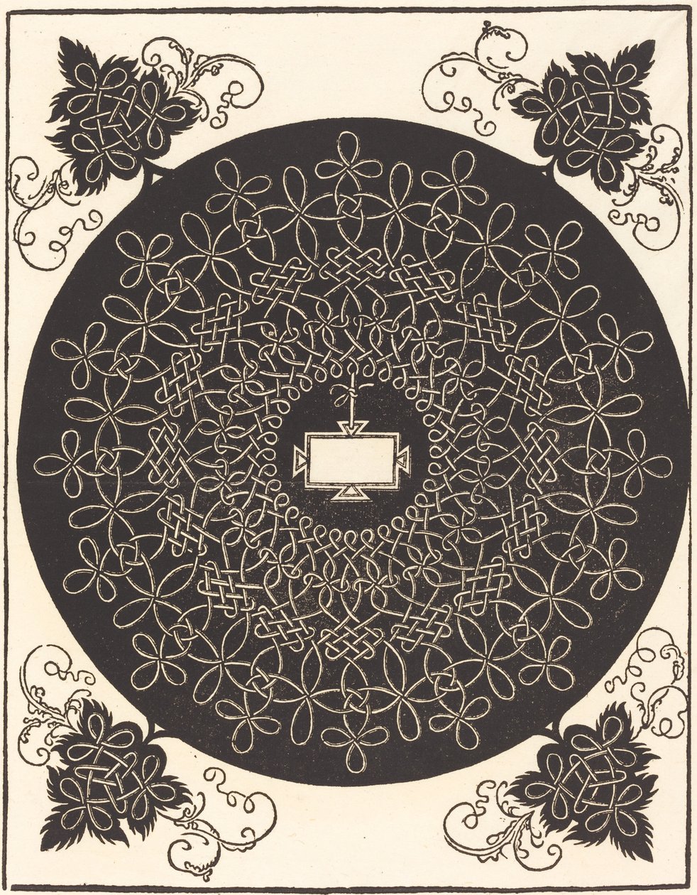The Second Knot (with an oblong tablet) by Albrecht Dürer