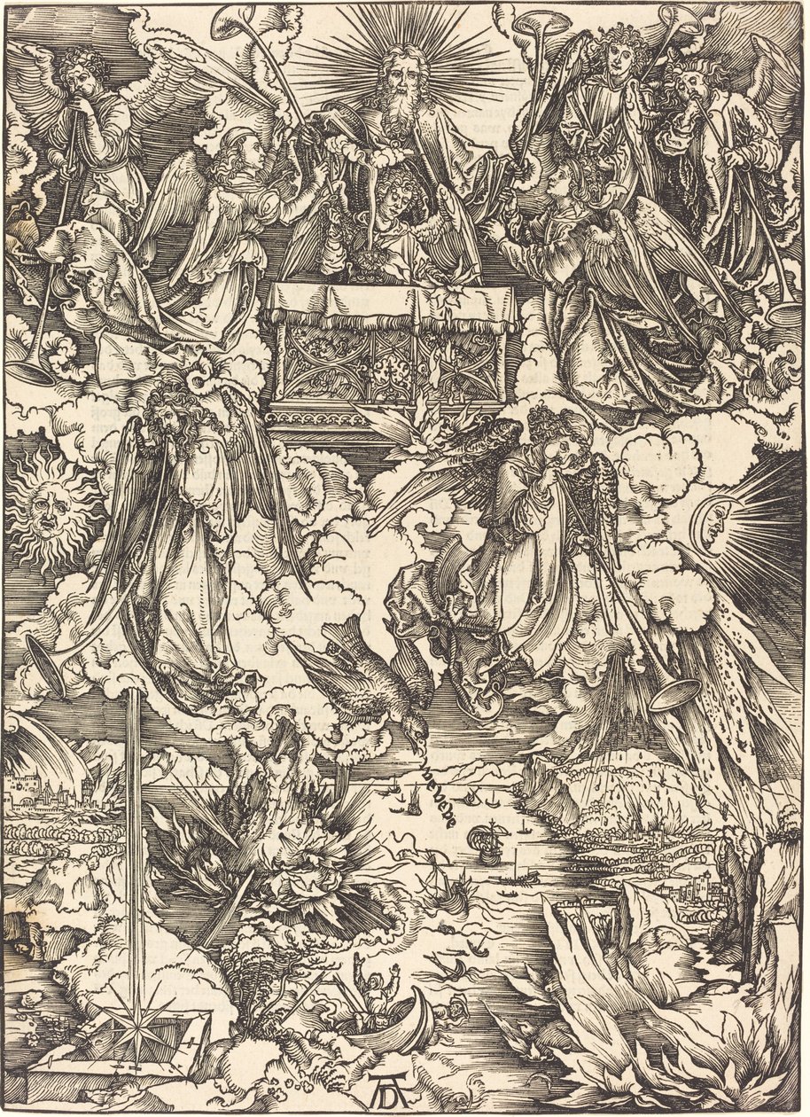 The Seven Angels with the Trumpets by Albrecht Dürer