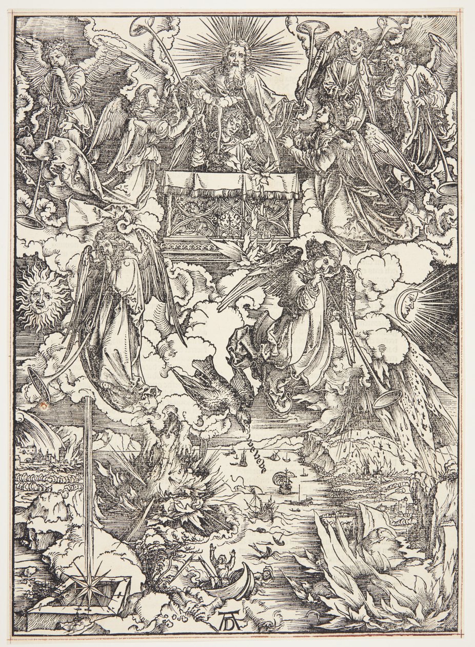 The Seven Trumpets by Albrecht Dürer