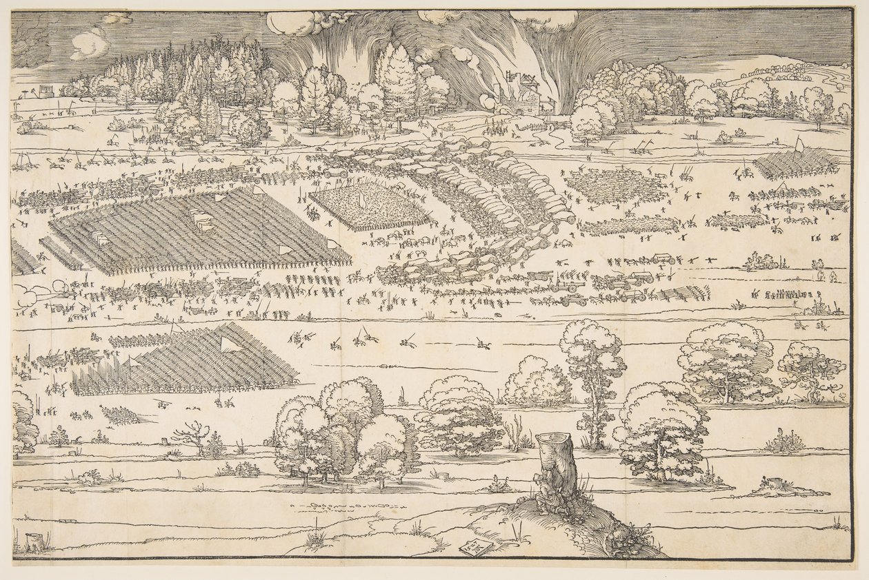 The Siege of a Fortress by Albrecht Dürer