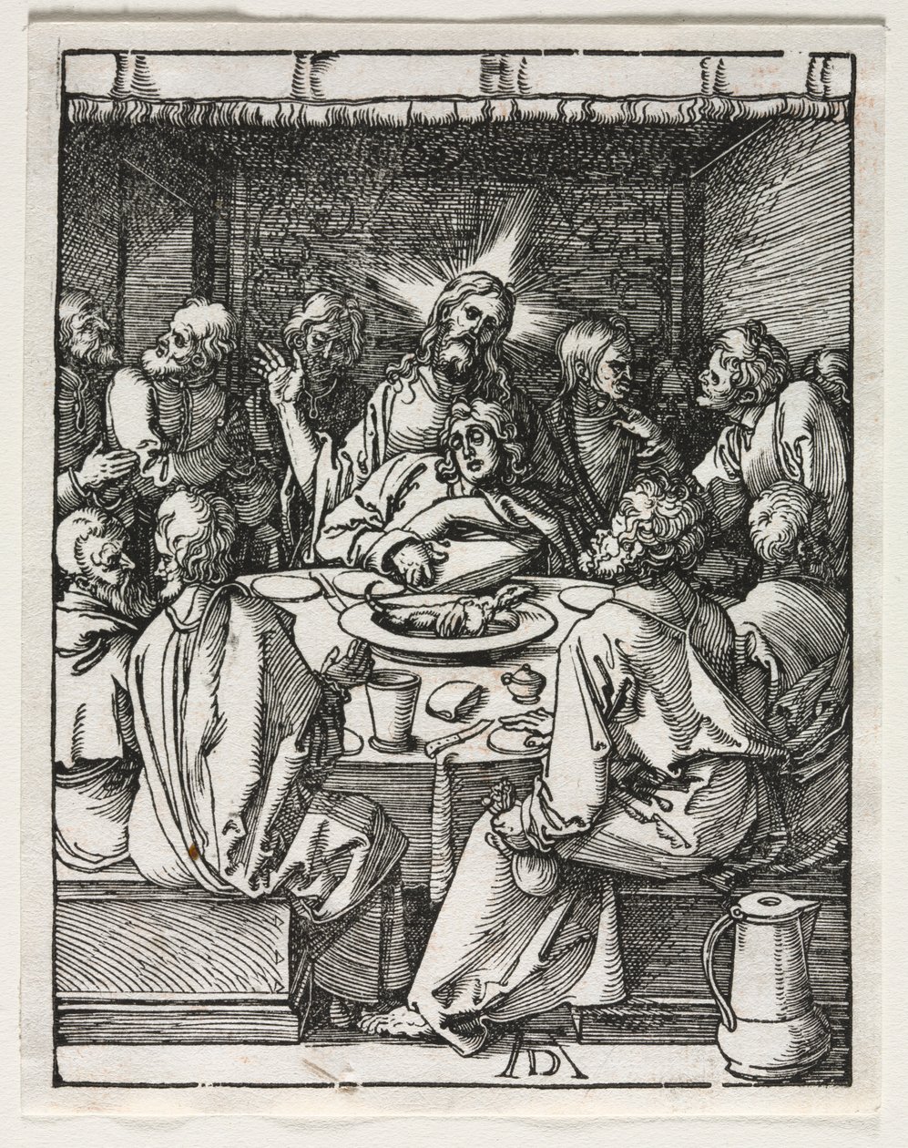 The Small Passion: The Last Supper by Albrecht Dürer