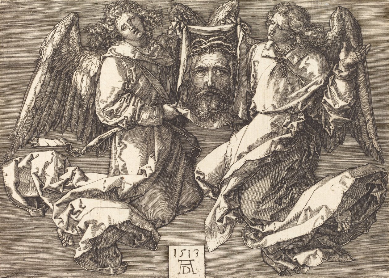 The Sudarium Held by Two Angels by Albrecht Dürer