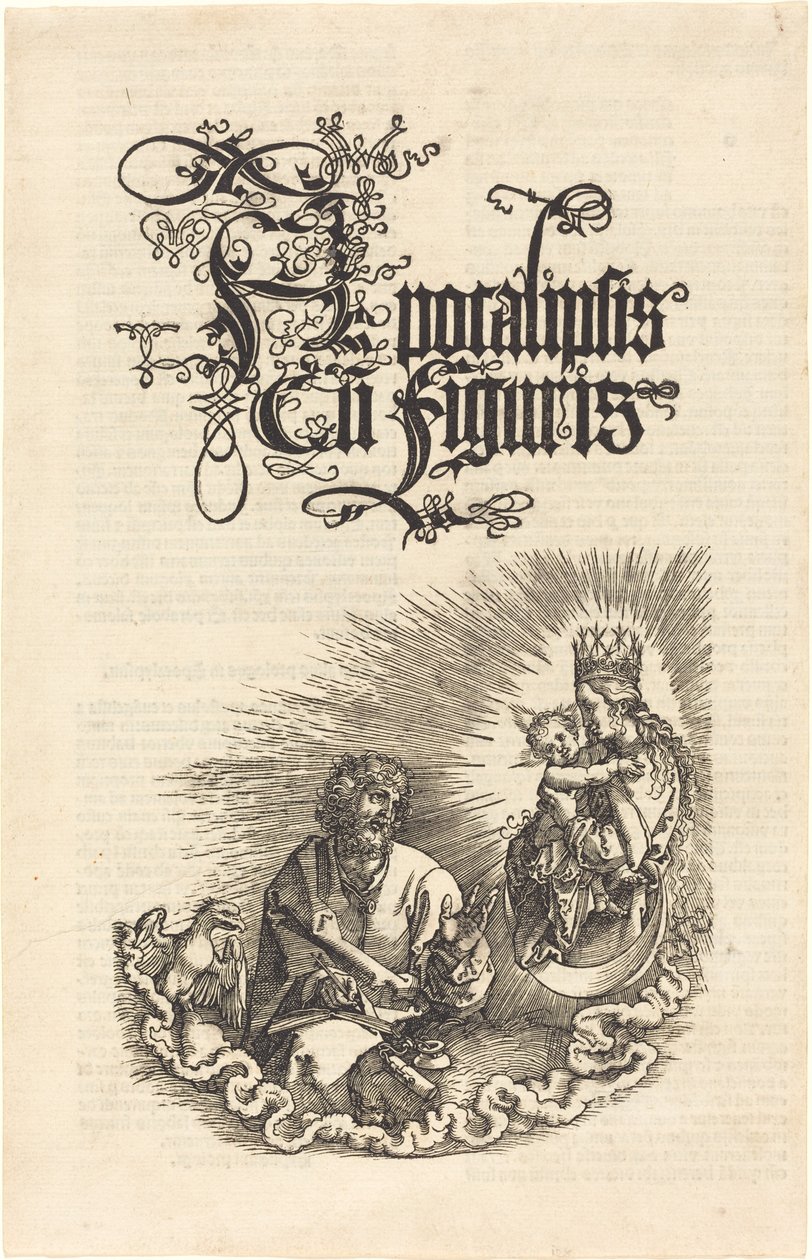 The Virgin Appearing to Saint John by Albrecht Dürer