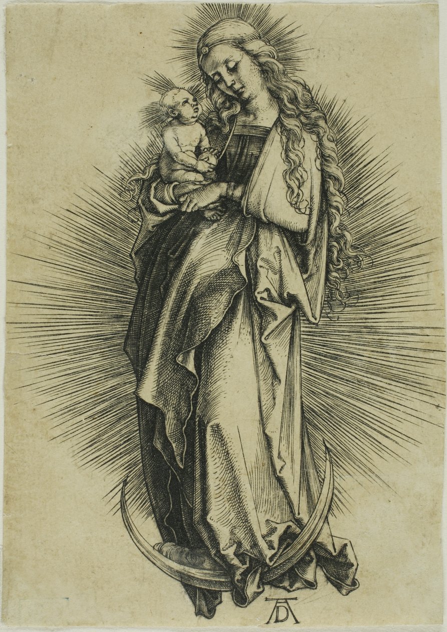 The Virgin on the Crescent by Albrecht Dürer