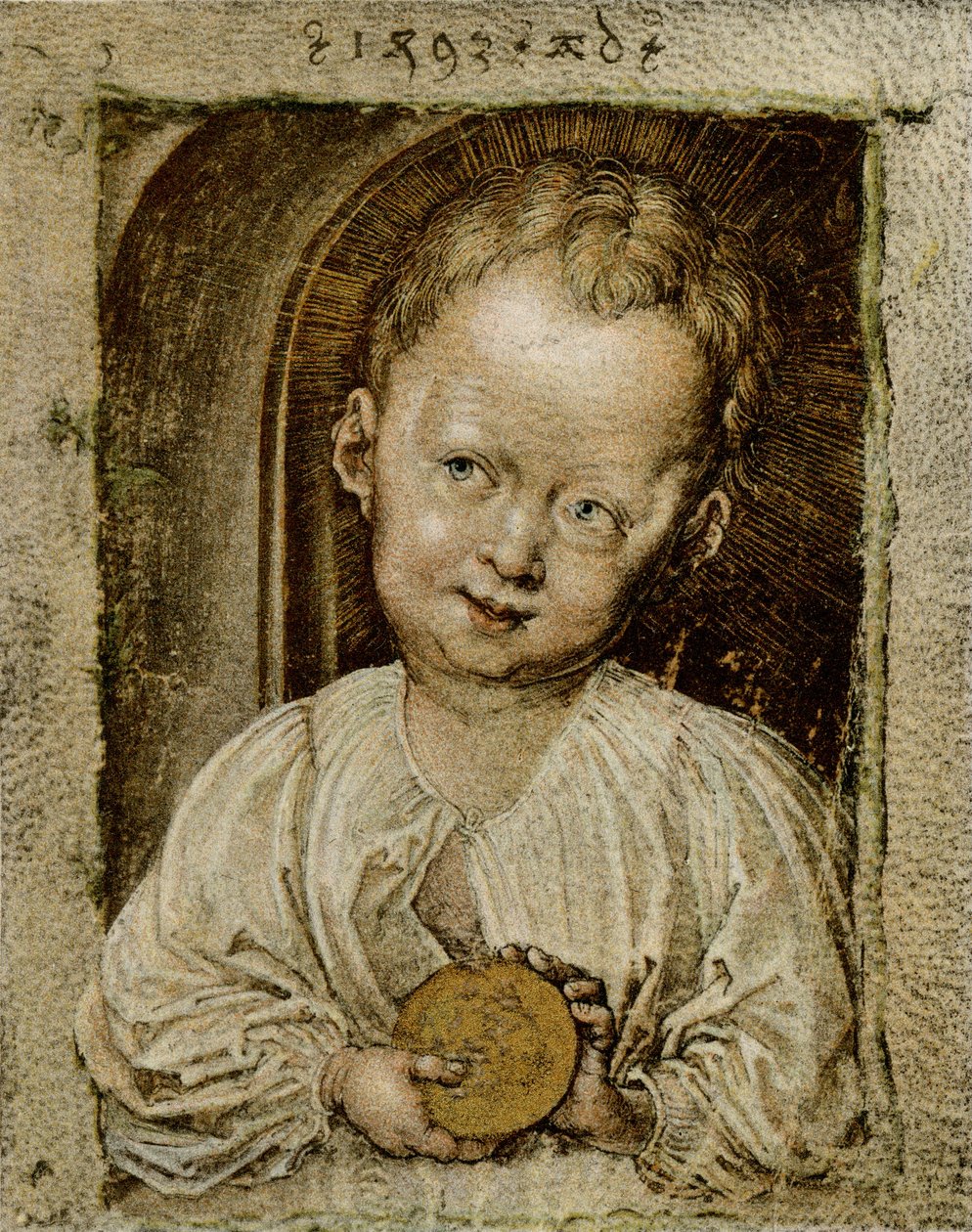 The Boy Jesus as Savior by Albrecht Dürer