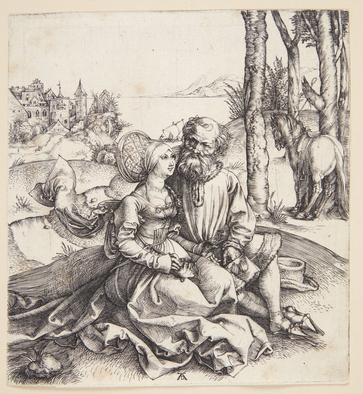 The Ill-Assorted Couple by Albrecht Dürer