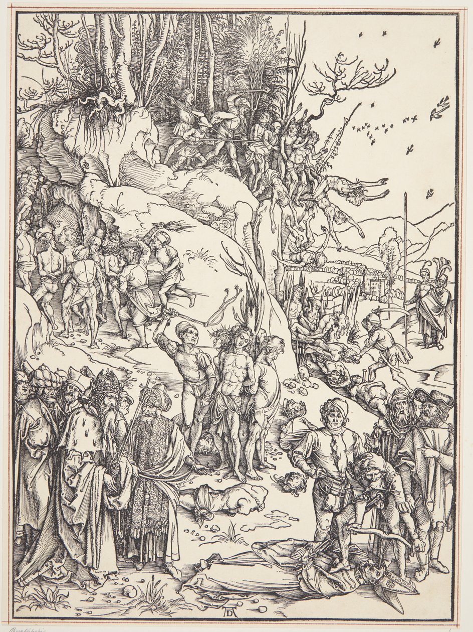 The martyrdom of the ten thousand by Albrecht Dürer