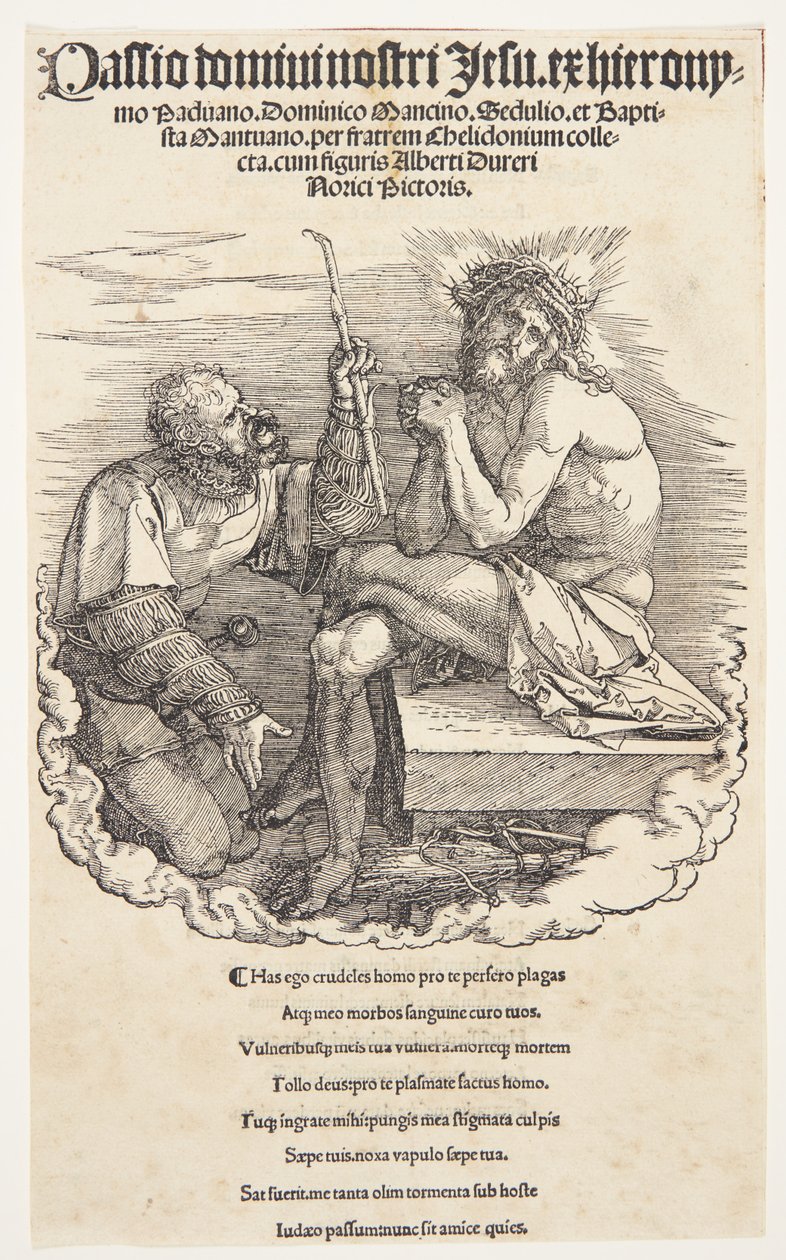 Title Page: The Mocking of Christ by Albrecht Dürer