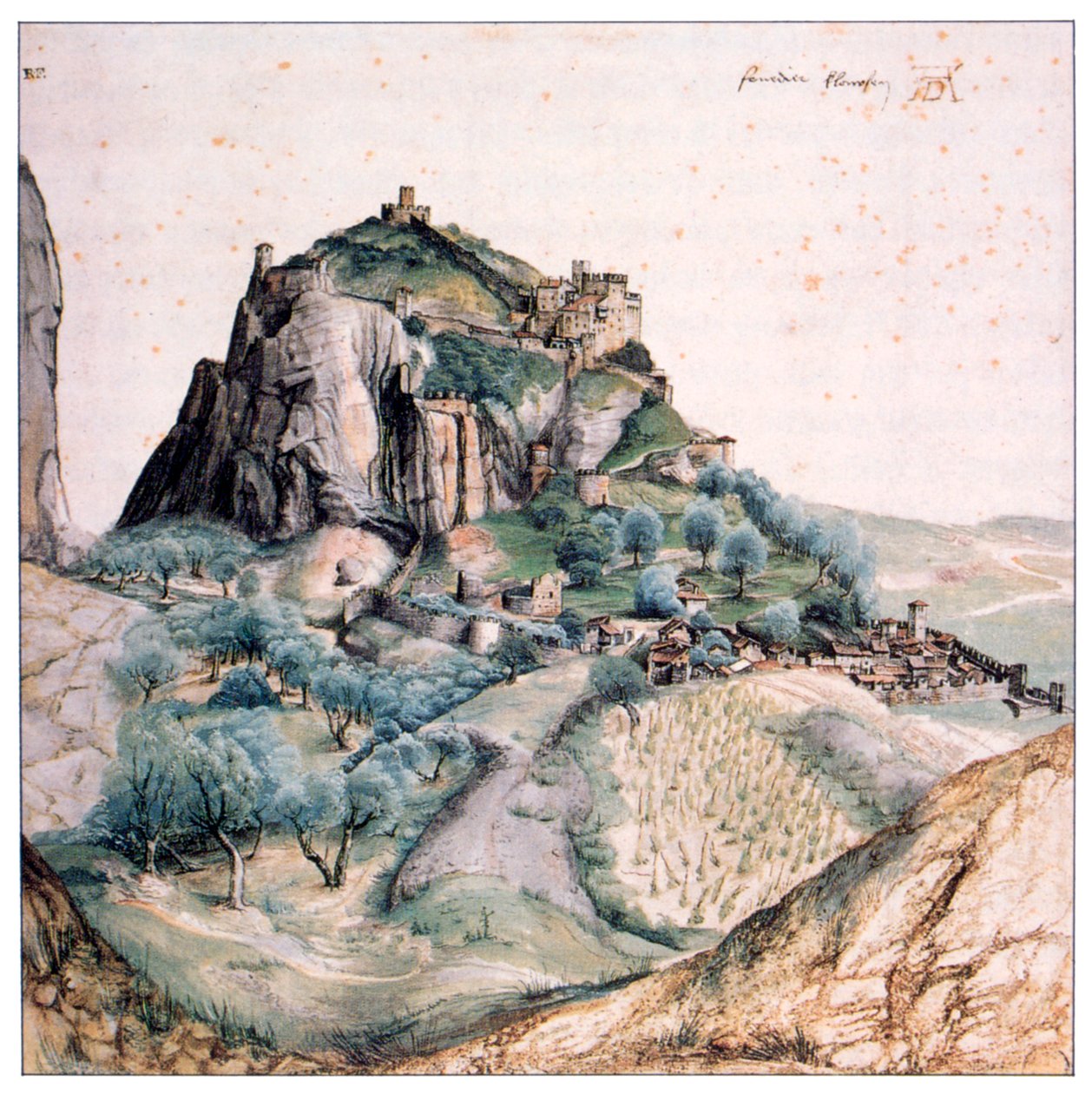 View of Arco, 1495 by Albrecht Dürer