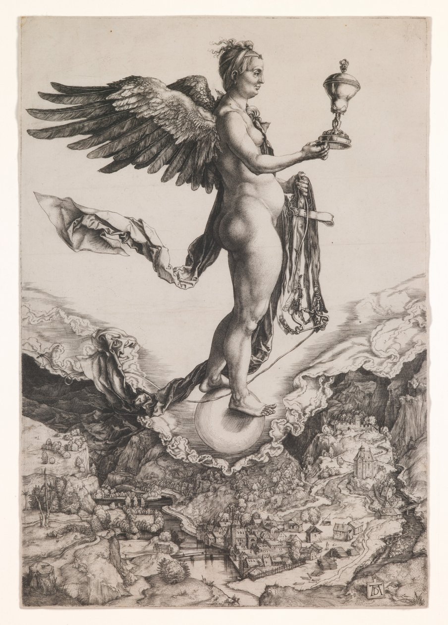 Nemesis by Albrecht Dürer or Duerer