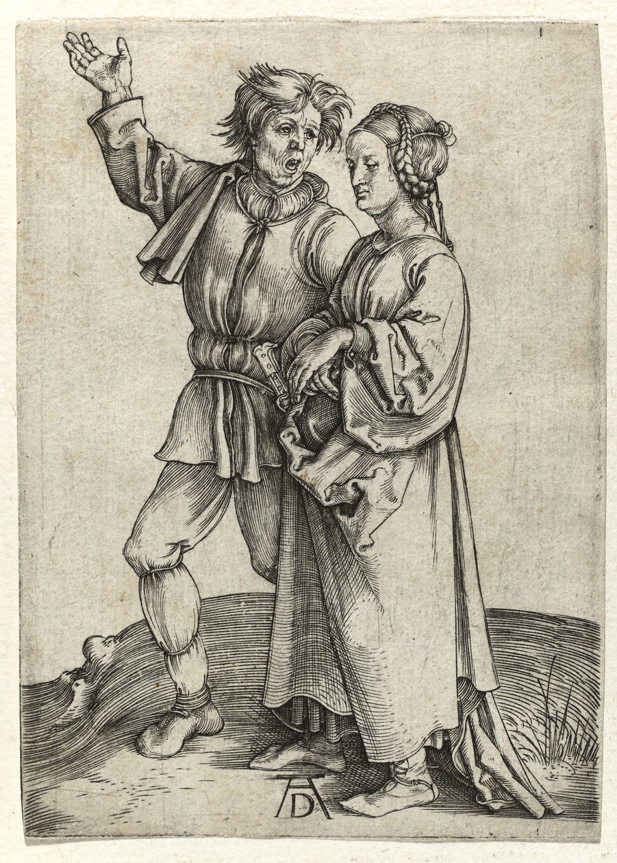 Pair of peasants by Albrecht Dürer