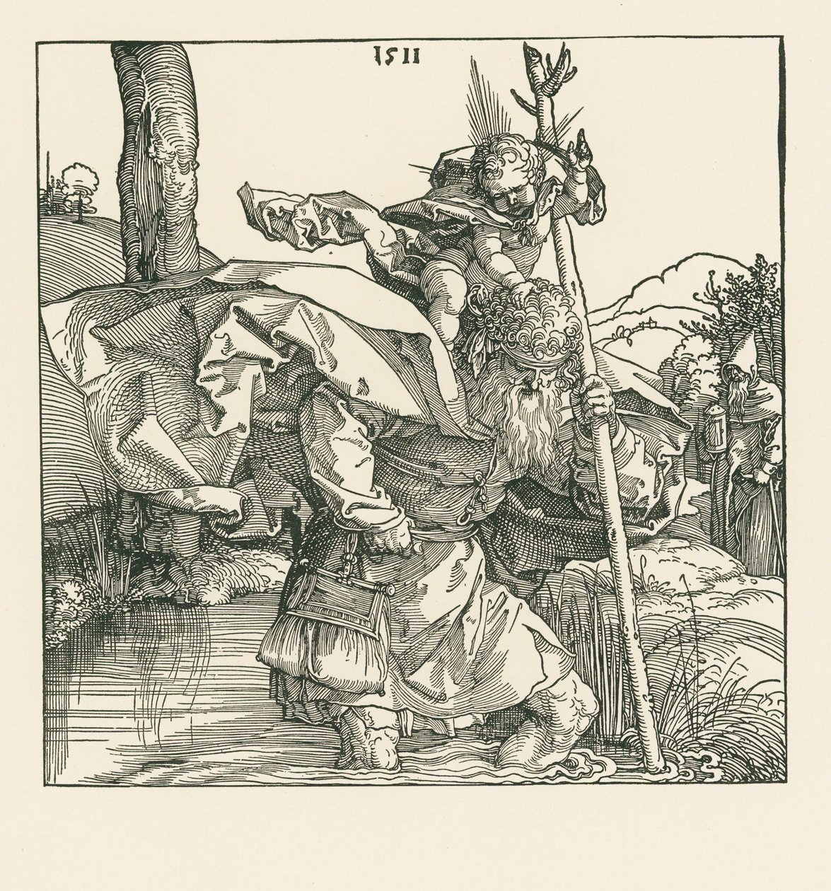 Saint Christopher by Albrecht Dürer or Duerer