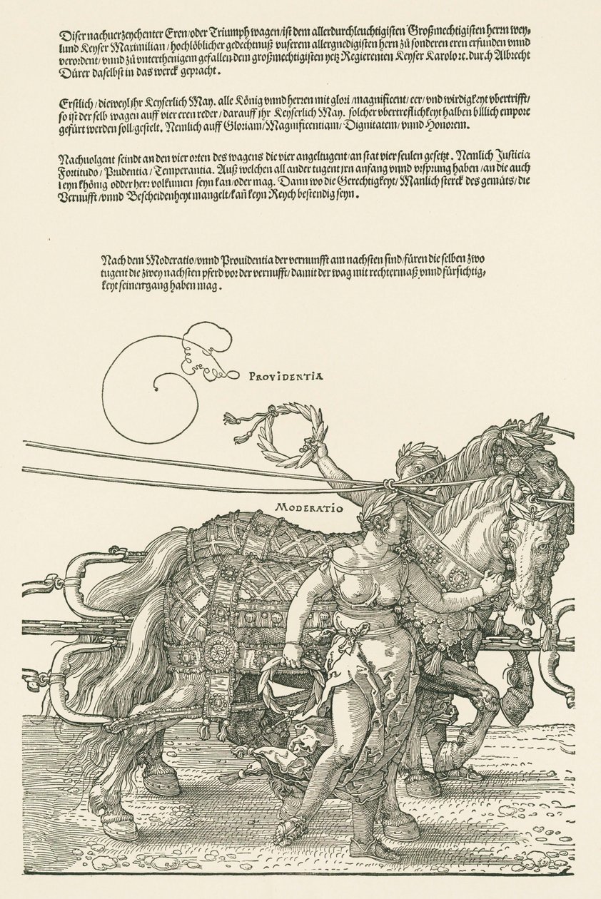 The Great Triumphal Car by Albrecht Dürer or Duerer