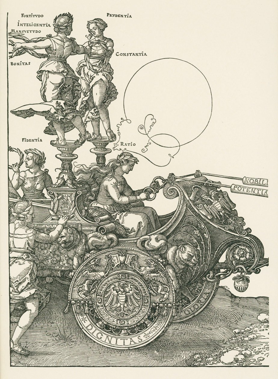 The Great Triumphal Car by Albrecht Dürer or Duerer