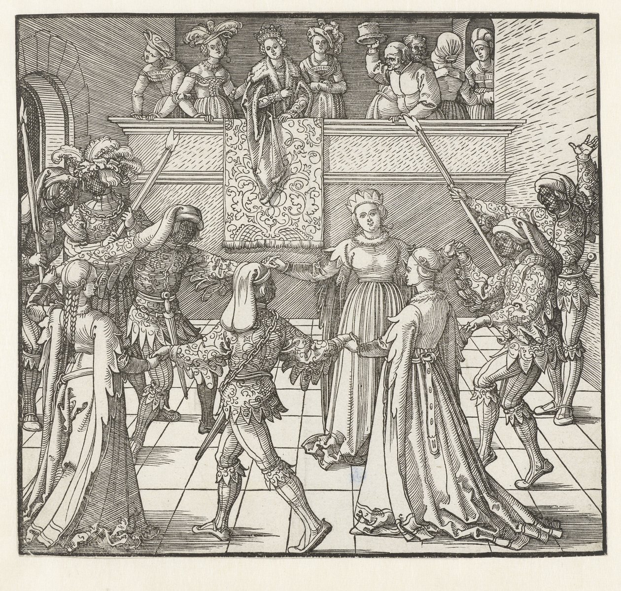 The Torch Dance by Albrecht Dürer or Duerer