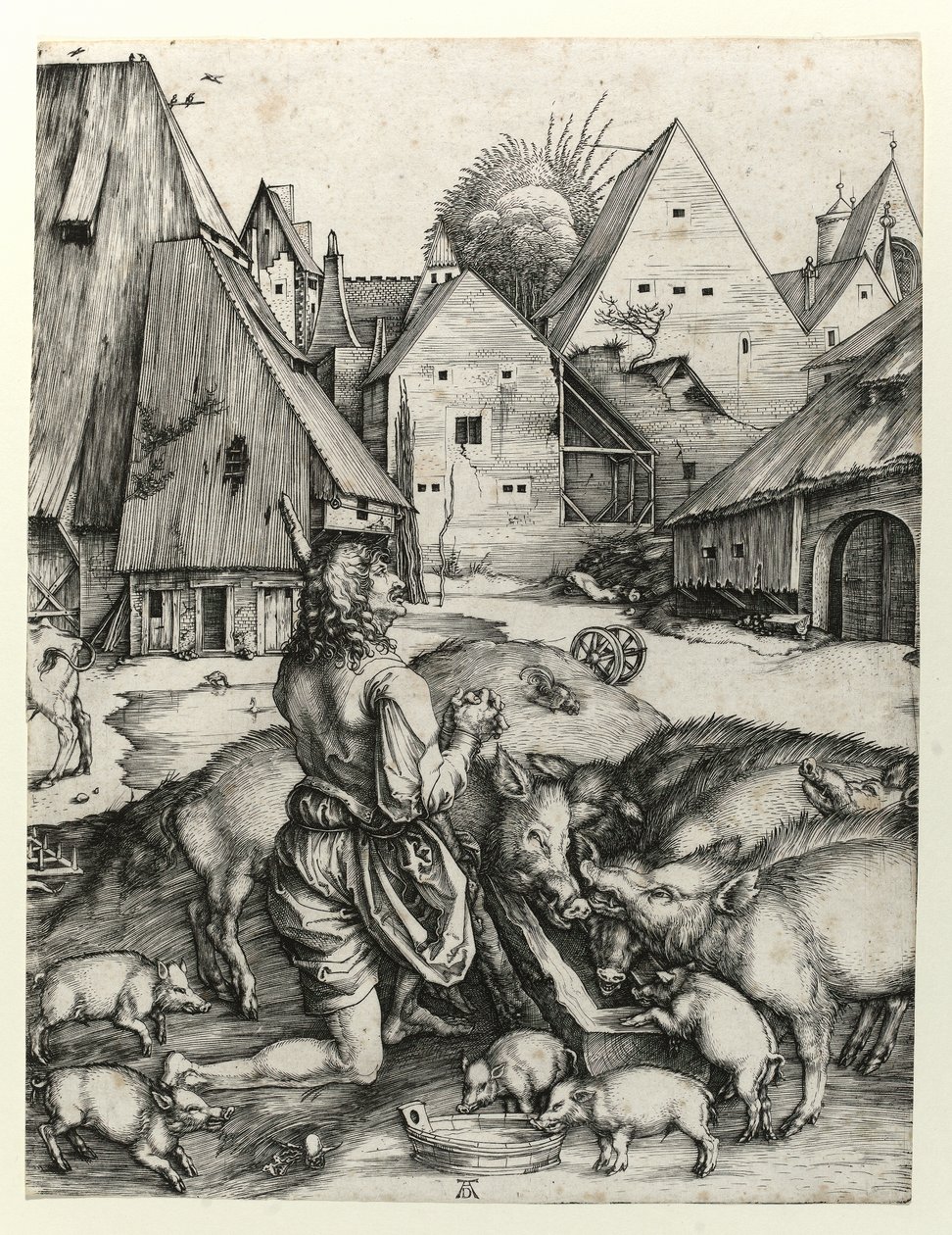 The prodigal son by Albrecht Dürer