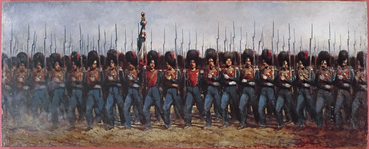 Parade of the Seine Gendarmerie by Alcide Joseph Lorentz