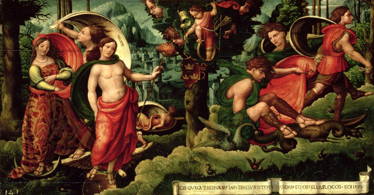 Allegory of Human Passions by Alcira Master