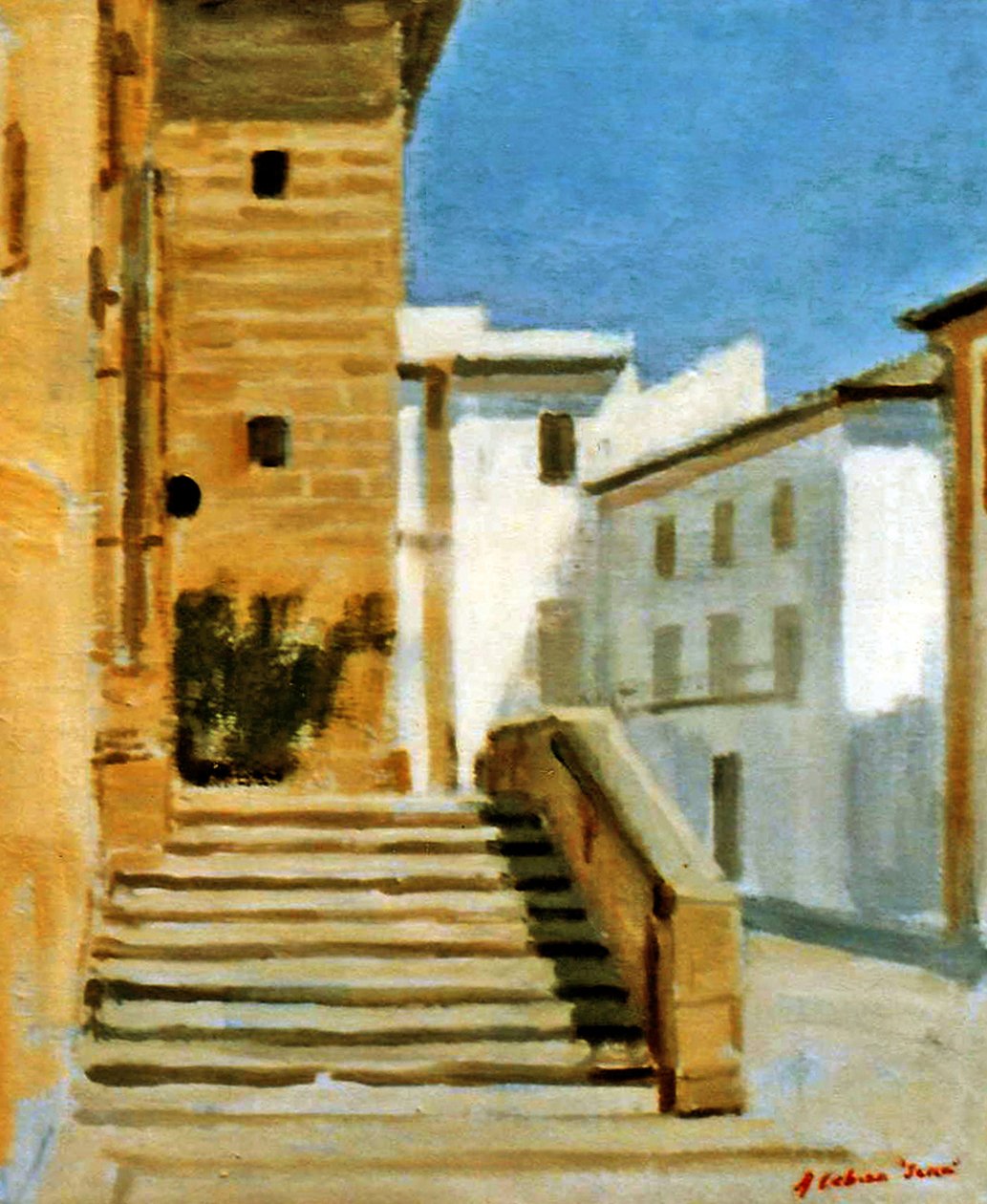Plaza de la Iglesia de Jávea by Alejandro Cabeza
