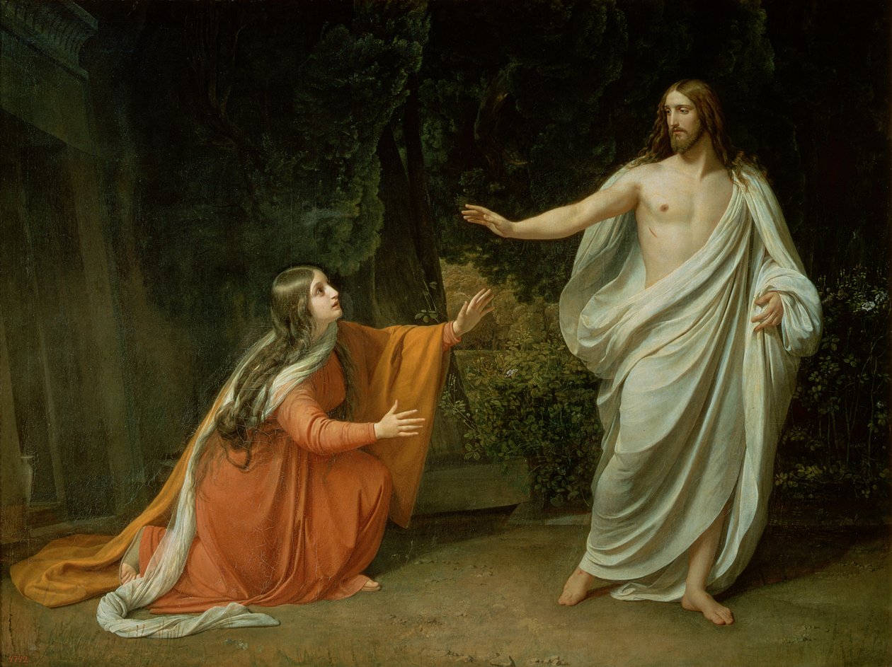 The Appearance of Christ to Mary Magdalene, 1835 by Aleksandr Andreevich Ivanov