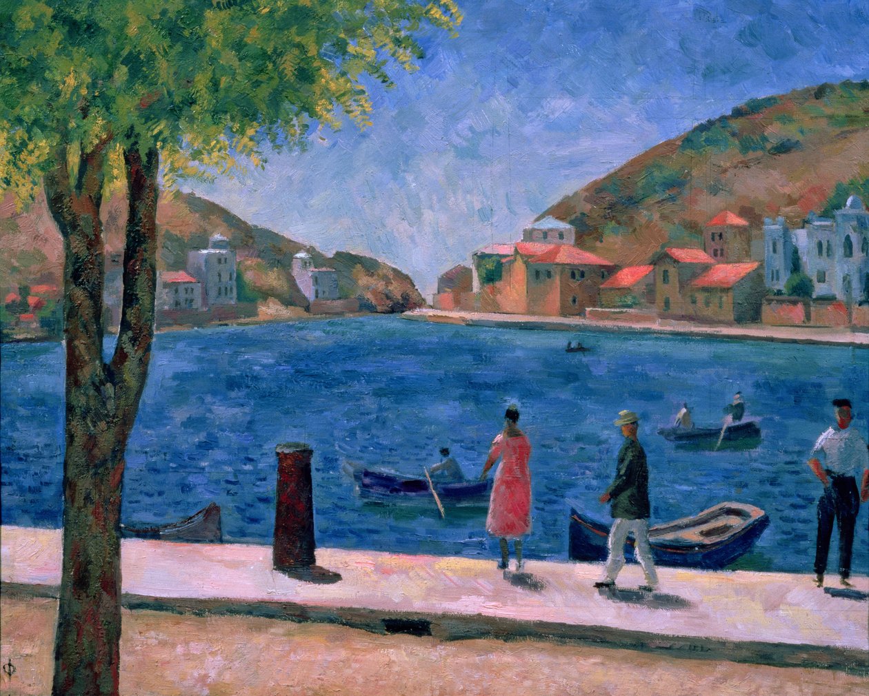 The Bay of Balaklava, 1927 by Aleksandr Davidovic Drevin
