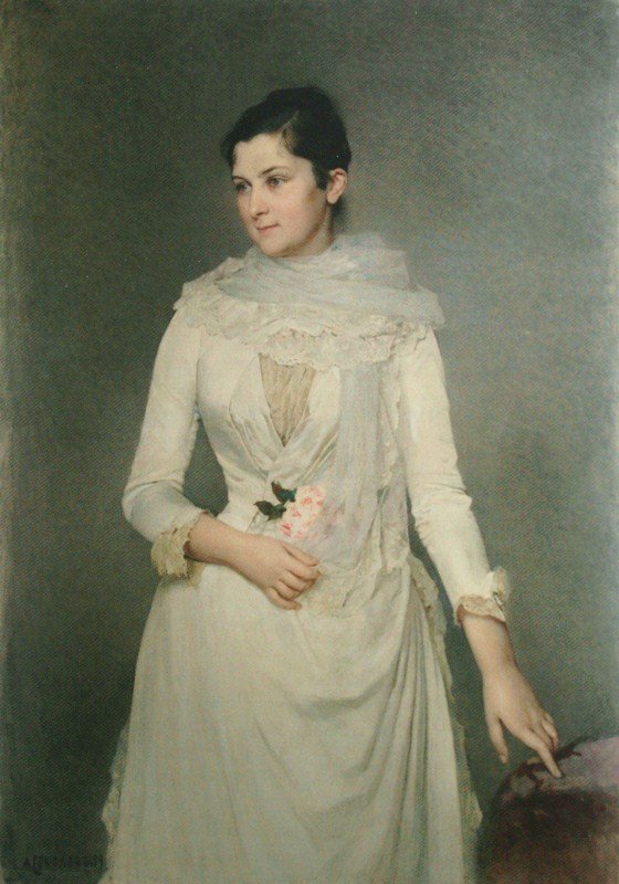 Portrait of Countess Varvara Bobrinskaya by Aleksandr Petrovic Sokolov