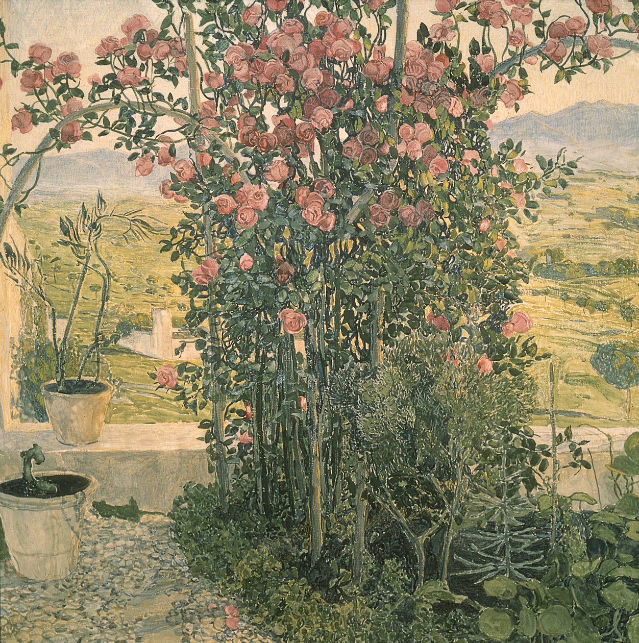 Valley in Umbria by Aleksandr Jakovlevic Golovin