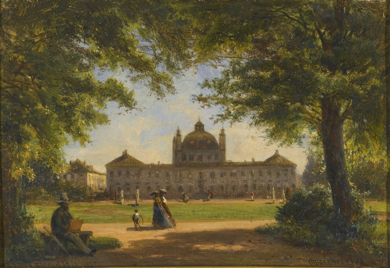 Fredensborg Palace by Aleksei Petrovich Bogolyubov