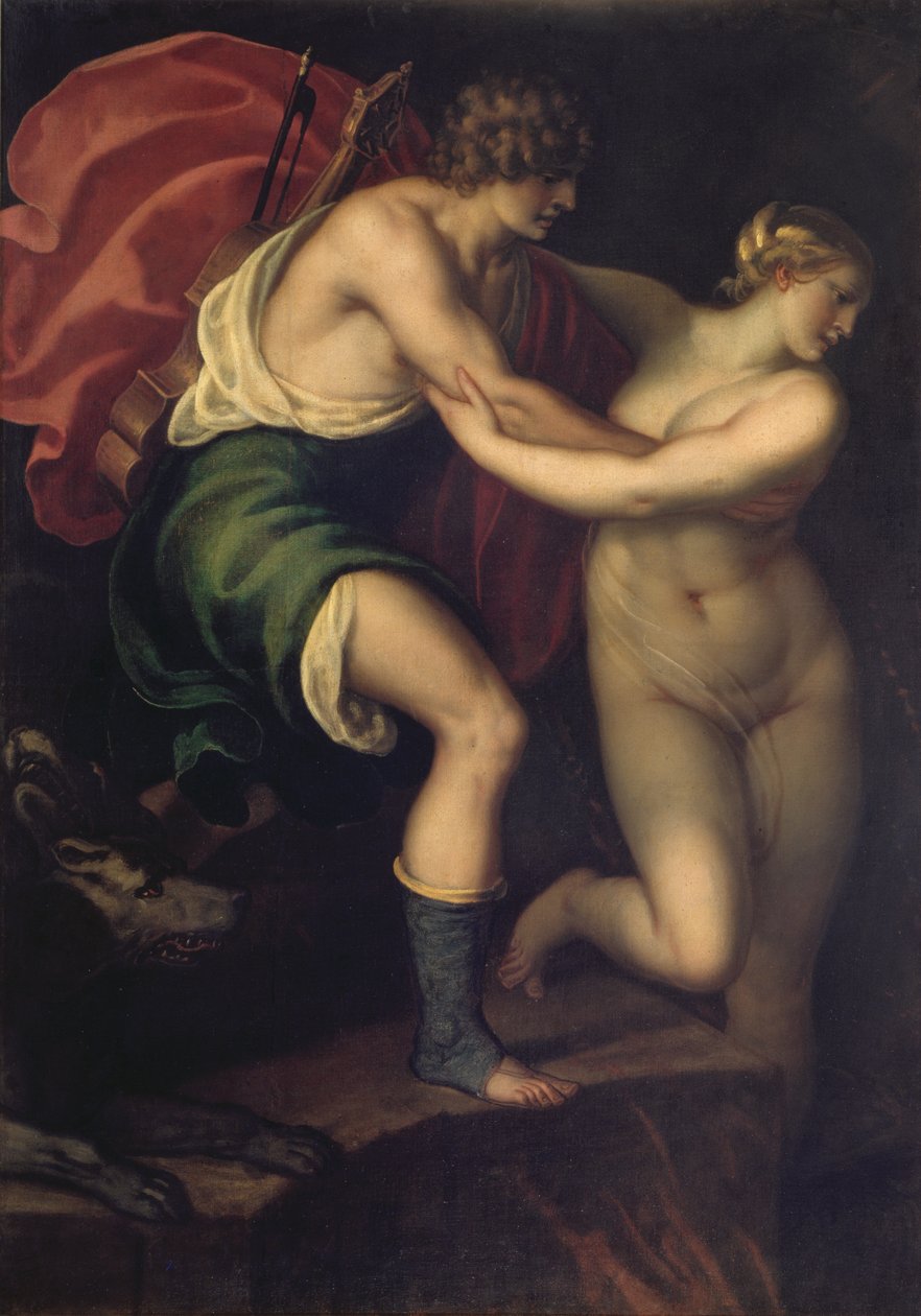 Orpheus and Eurydice by Alessandro Varotari